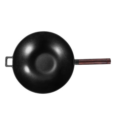 Heatproof Kitchen Frying Pans Wok Cooking Pan PFLUON Coating 20cm Handle